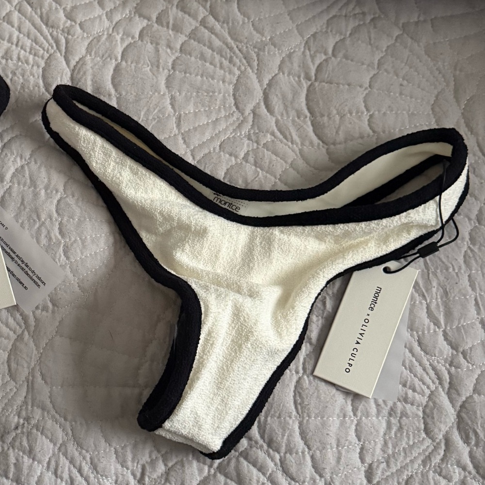 Montce X Olivia Culpo Binded Lulu Bikini Bottom XS - Picture 2 of 3